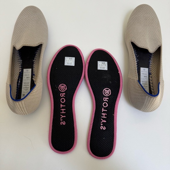 Rothy’s The Loafers Double Stitch Knit Flats Slip On Size 5 - Picture 12 of 14